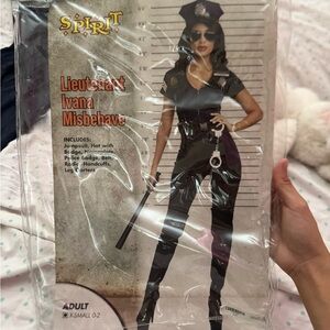 Black Jumpsuit Cop Costume